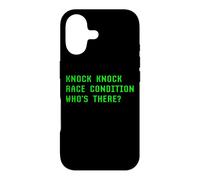 Carcasa para iPhone 17 Knock Knock Race Condition ¿Quién está ahí programando diversión con el codificador?