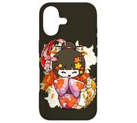 Carcasa para iPhone 17 Kokeshi Doll Koi Fish Japonés Estética Amante