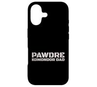 Carcasa para iPhone 17 Komondor Dad Dog Owner Canine Father Design