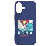 Carcasa para iPhone 17 Kona Hawaii Vintage Surfer Retro Vibe 80's Surf Vibe Graphic