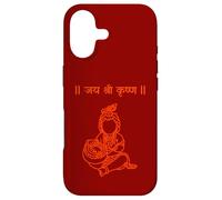 Carcasa para iPhone 17 Krishna Janmashtami Baby Krishna Jai Shree Krishna Sanskrit