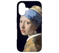 Carcasa para iPhone 17 La Chica con la Perla Pendiente Arte Pintura Obra Maestra