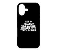 Carcasa para iPhone 17 La Edad y la traición Siempre triunfarán sobre la Juventud y la Habilidad