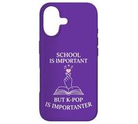 Carcasa para iPhone 17 La Escuela es Importante, Pero el K-Pop es Importante, diseño Divertido