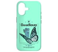 Carcasa para iPhone 17 La Guadeloupe ou Gwadloup, Gwada l'île Papillon 971
