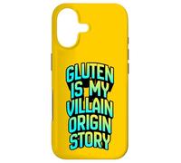 Carcasa para iPhone 17 La Historia del Origen del Gluten es mi Villano, Divertida Ropa de Humor para celíacos