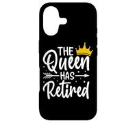 Carcasa para iPhone 17 La Reina se ha Retirado Divertido diseño