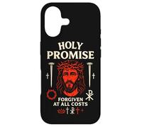 Carcasa para iPhone 17 La Santa Promesa perdonó a Jesús, la Cruz, la fe Cristiana, la Ropa de Calle