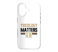 Carcasa para iPhone 17 La teología Importa Biblia Iglesia Cristiana Religiosa Fe Orar