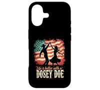 Carcasa para iPhone 17 La Vida es Mejor con una Danza Cuadrada de Dosey Doe