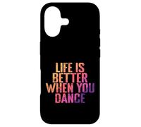 Carcasa para iPhone 17 La Vida es Mejor Cuando bailas