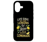 Carcasa para iPhone 17 La Vida me DIO Algunos Limones Pero mi Jesús Él Estaba Haciendo Limonada