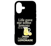 Carcasa para iPhone 17 La Vida me DIO Algunos Limones, Pero mi Jesús él estará Haciendo Limonada