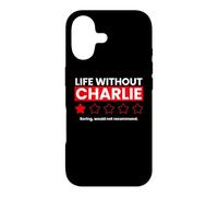 Carcasa para iPhone 17 La Vida sin Charlie Boring no recomendaría una revisión Divertida