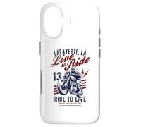 Carcasa para iPhone 17 Lafayette Louisiana - Cráneo para Motocicleta, diseño Vintage