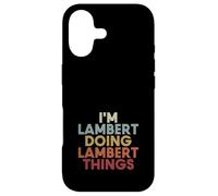 Carcasa para iPhone 17 Lambert Name Lambert Personalized Name First Given