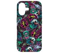 Carcasa para iPhone 17 Lámina Disney Villains Evil Neon