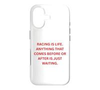Carcasa para iPhone 17 Las Carreras Son Vida. Cualquier Cosa Que Viene Antes o después es Solo