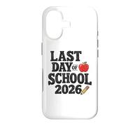 Carcasa para iPhone 17 Last Day of School 2026 Student Teacher Graduation
