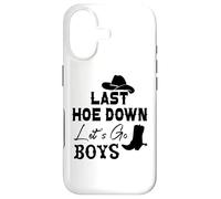 Carcasa para iPhone 17 Last Hoe Down Bachelorette Party Cowboy Women Lets Go Girls