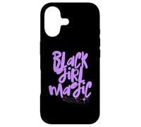 Carcasa para iPhone 17 Lavender Black Girl Magic Stars Melanina Black Queen Purple