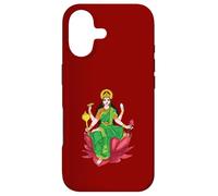 Carcasa para iPhone 17 Laxmi Mata, Diwali Lakshmi Ji On A Lotus Illustration, Pooja
