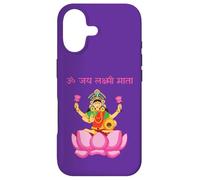 Carcasa para iPhone 17 Laxmi Mata, Diwali Om Jai Lakshmi Mata Sánscrito Hindú Pooja