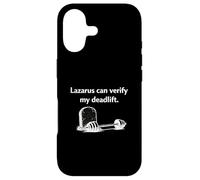 Carcasa para iPhone 17 Lazarus Verfiy Peso Muerto Powerlifting Fe Jesús