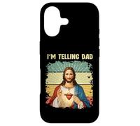 Carcasa para iPhone 17 Le Digo a papá Que Jesucristo es Divertido, Retro, Feliz Domingo de Pascua