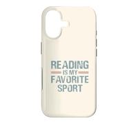 Carcasa para iPhone 17 Lector de Citas Divertidas para los Amantes de los Libros Deportivos La Lectura es mi Favorito