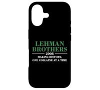 Carcasa para iPhone 17 Lehman Brothers 2008 Making History One Collapse AT A Time