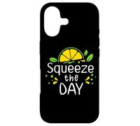Carcasa para iPhone 17 Lemon Coffee Squeeze The Day Sign,When Life Gives You Lemons