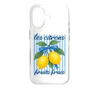 Carcasa para iPhone 17 Les citrons Limones Franceses Estética Coqueta Verano Vintage