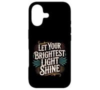 Carcasa para iPhone 17 Let Your Brightest Light Shine Motivation Reminder -