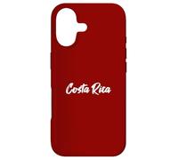 Carcasa para iPhone 17 Letras Palabra Costa Rica en Linda Fuente Blanca