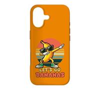Carcasa para iPhone 17 Let's Go Bananas Amarillo Bananas Fruta Lindo Kawaii Vintage