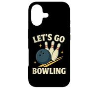 Carcasa para iPhone 17 Let's Go Bowling Divertido Diseño Deportivo Retro
