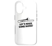 Carcasa para iPhone 17 Let's Make Some Noise (Negro Antiguo) Trombonistsa, Trombón