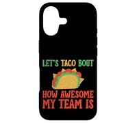 Carcasa para iPhone 17 Let's Taco Bout How Awesome My Team Is Entrenador -