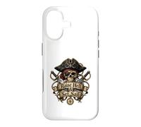 Carcasa para iPhone 17 Levanta el Infierno y zarpa Pirate Skull Nautical Adventure