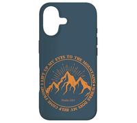 Carcasa para iPhone 17 Levanto mis Ojos a Las montañas Salmo 121:1 Fe Bíblica