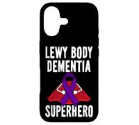 Carcasa para iPhone 17 Lewy Body Dementia Superhero Warrior Fighter Lighter Purple Ribbon