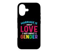 Carcasa para iPhone 17 LGBTQ Marriage Is About Love Gay LGBT Pride Month
