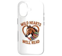 Carcasa para iPhone 17 Libro Bien leído de Wild Heart Horse Lover Nerd Cowgirl Western