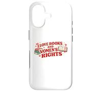 Carcasa para iPhone 17 Libros de Amor y Derechos de Las Mujeres Diseño Feminista Amante de los Libros