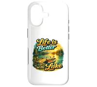Carcasa para iPhone 17 Life Is Better At The Lake Sunset Canoe Nature Vibes Graphic