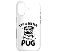 Carcasa para iPhone 17 Life Is Better with a Pug New Year Pug Lovers tee