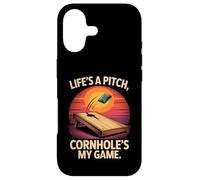 Carcasa para iPhone 17 Life'S A Pitch Cornhole es mi Juego Divertido