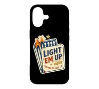 Carcasa para iPhone 17 Light Em Up 4th of Patriotic July Vintage Matchbook USA