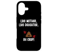 Carcasa para iPhone 17 Like Mother Like Daughter Oh Crap Circus Mom & Daughters Mum
